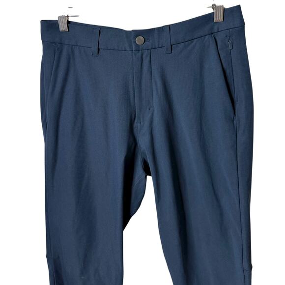 Lululemon Commission Pant Slim Warpstreme Travel Commute Mach Blue Size 30 - Picture 4 of 9